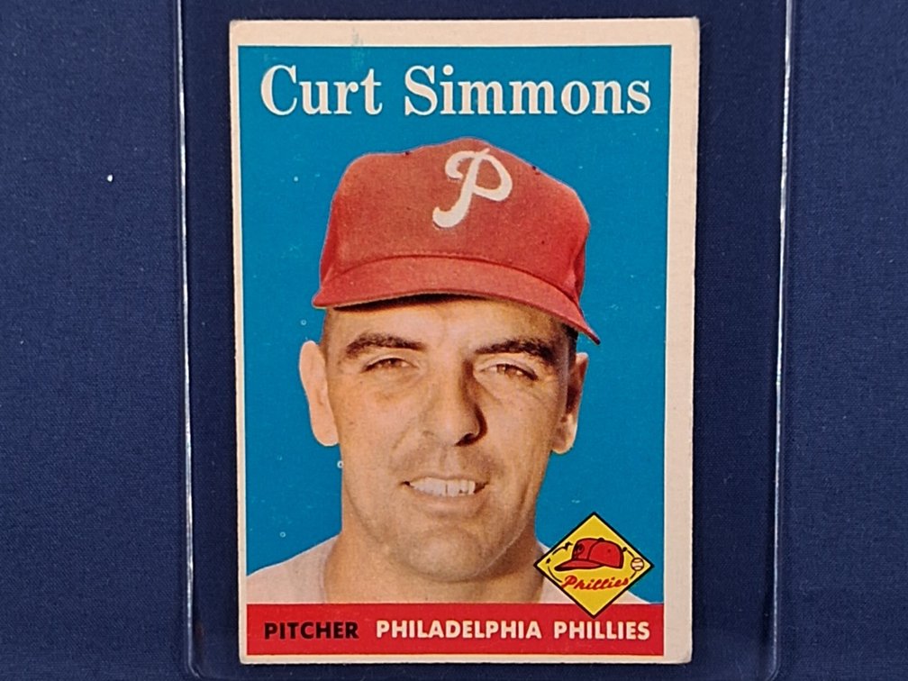 1958 Topps Curt Simmons 404
