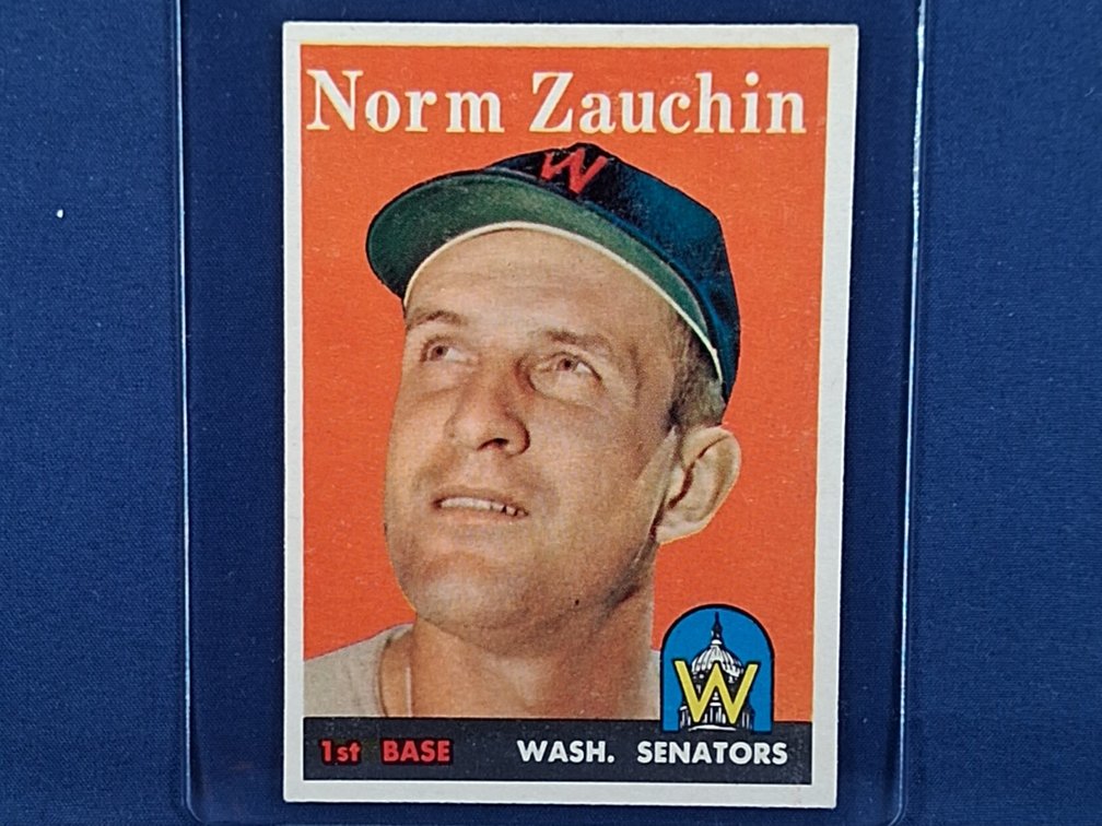 1958 Topps Norm Zauchin 422