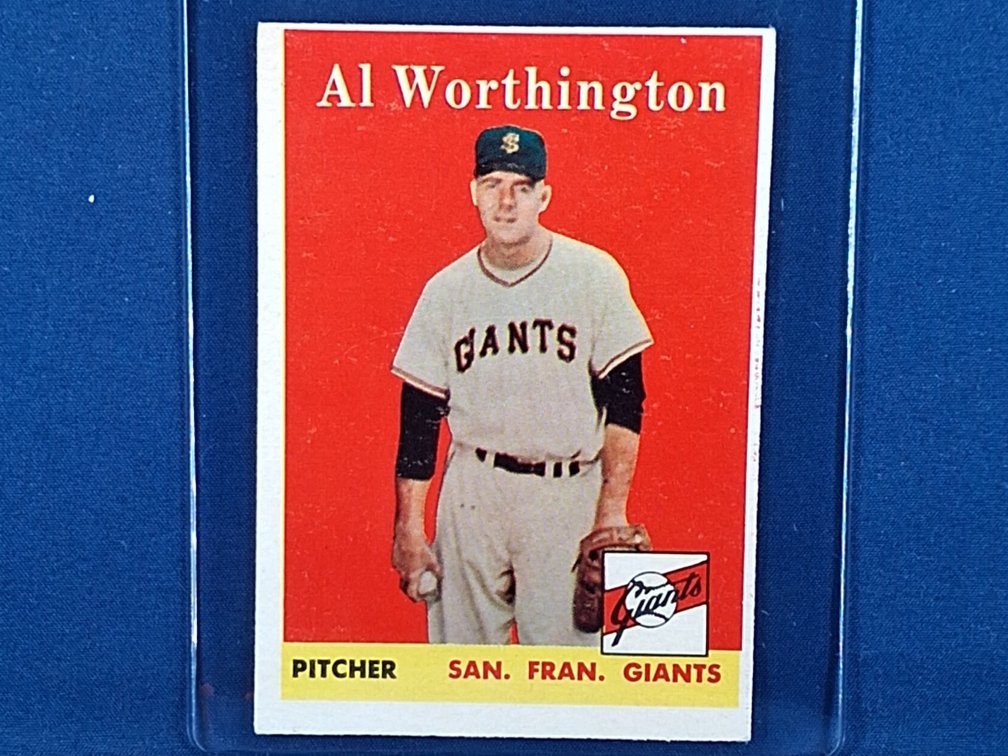 1958 Topps Al Worthington 427