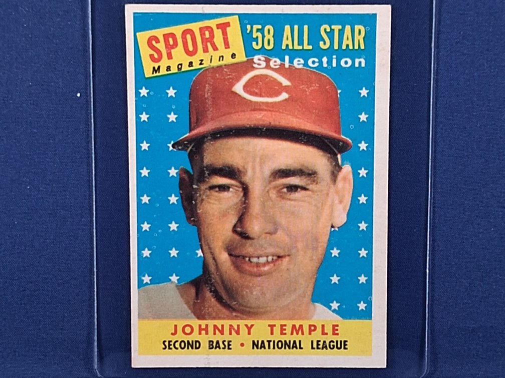 1958 Topps Johnny Temple AS 478
