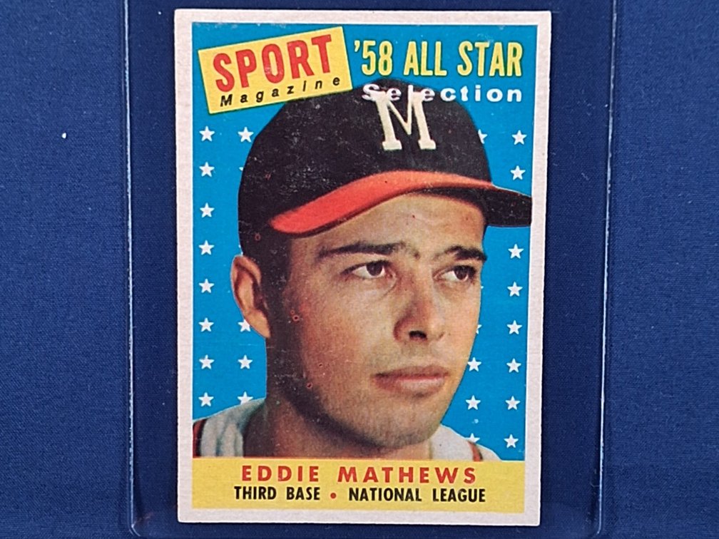 1958 Topps Eddie Mathews AS 480