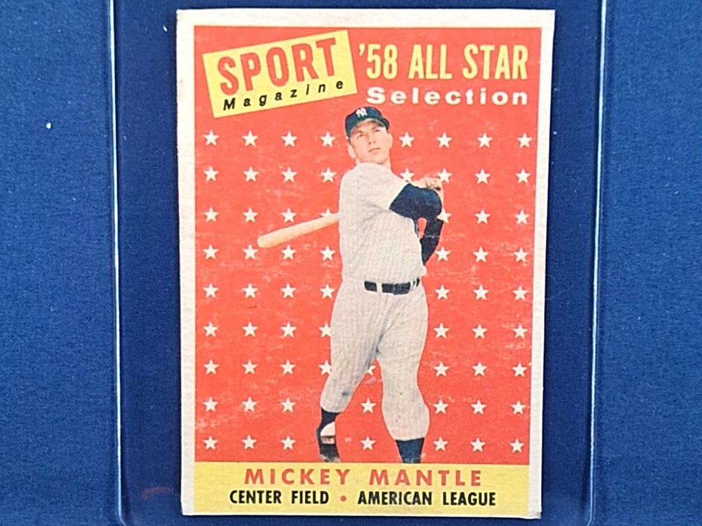 1958 Topps Mickey Mantle AS 487