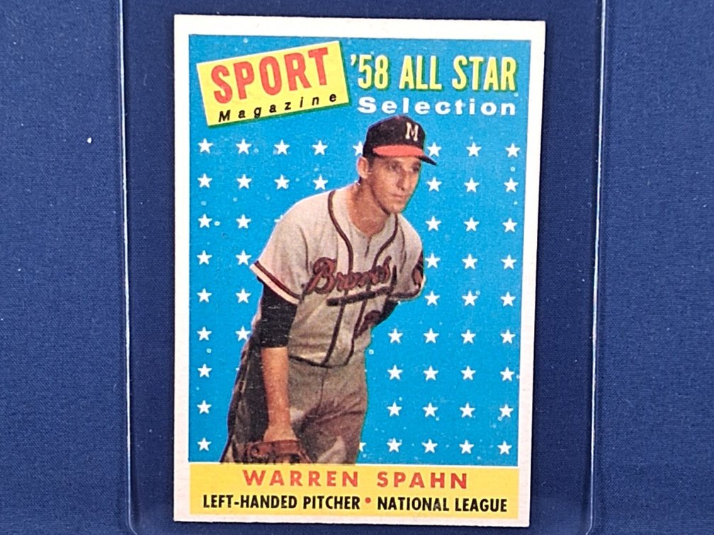 1958 Topps Warren Spahn AS 494