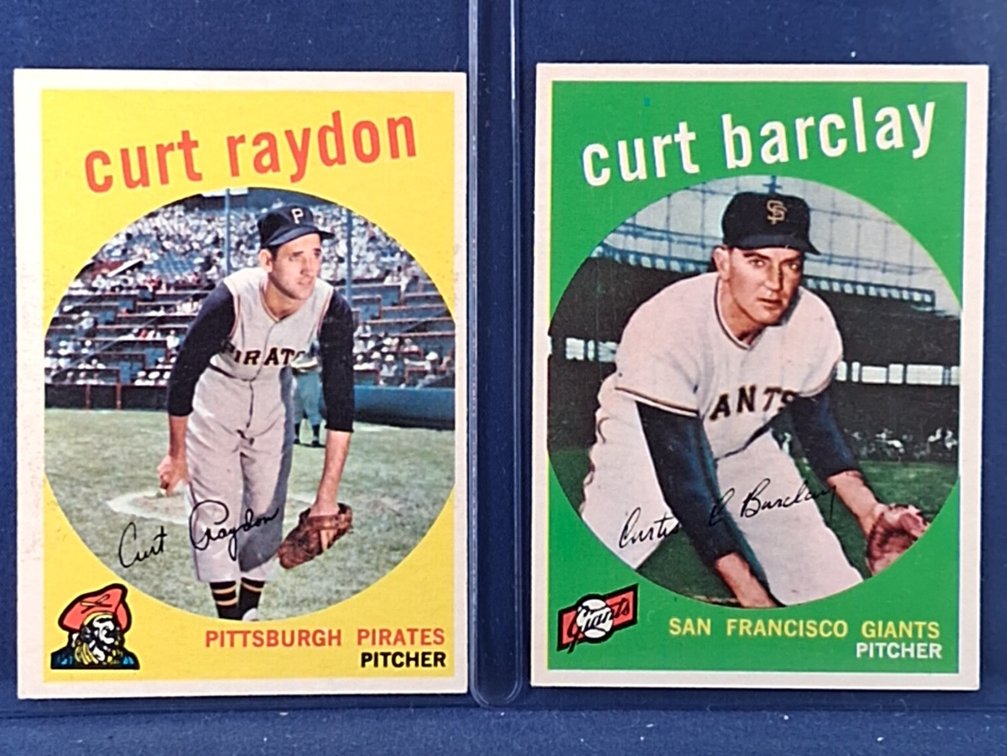 1959 Topps Raydon, Barclay 305, 307