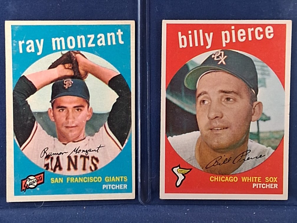 1959 Topps Monzant, Pirce 332, 410