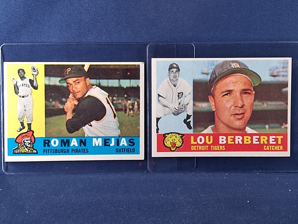 1960 Topps Mejias, Berberet, 2, 6
