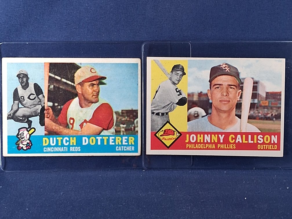 1960 Topps Callison, Dotterer 17, 21