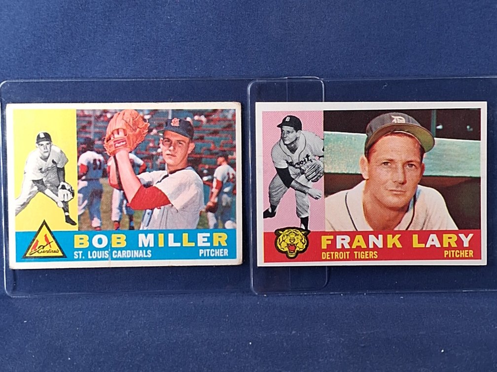 1960 Topps Lary, Miller 85, 101