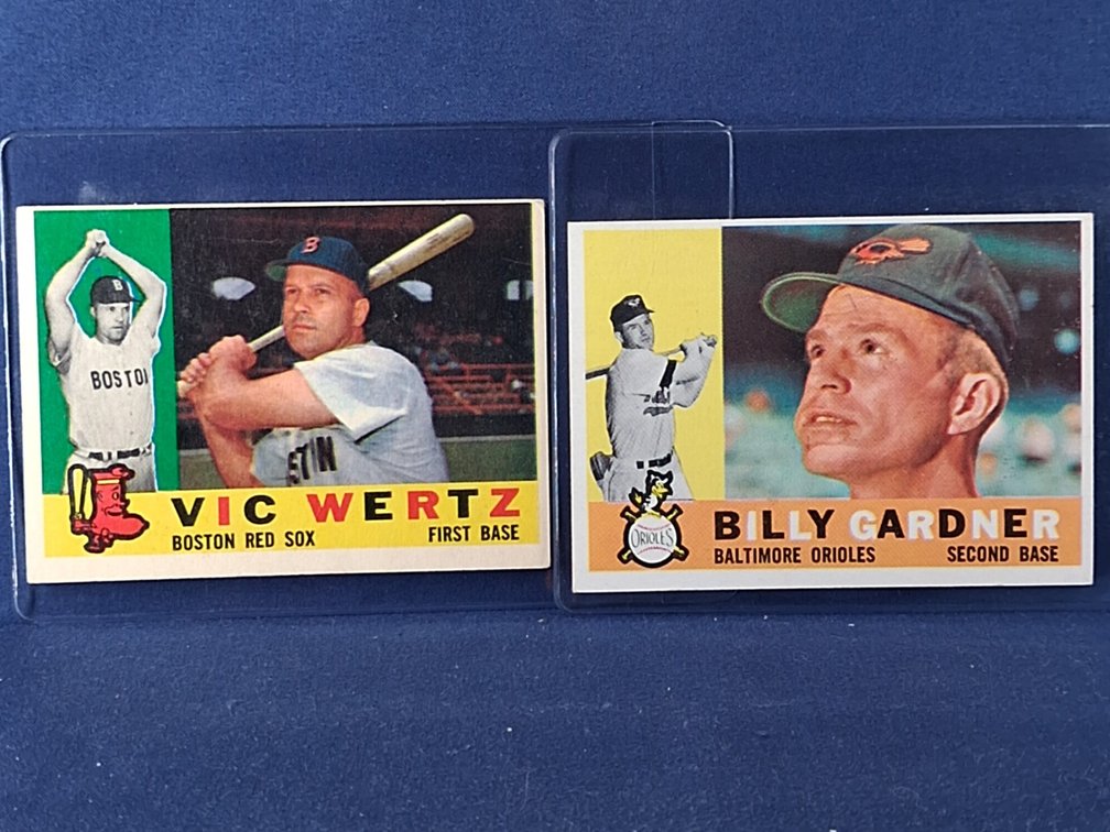1960 Topps Gardner, Wertz 106, 111