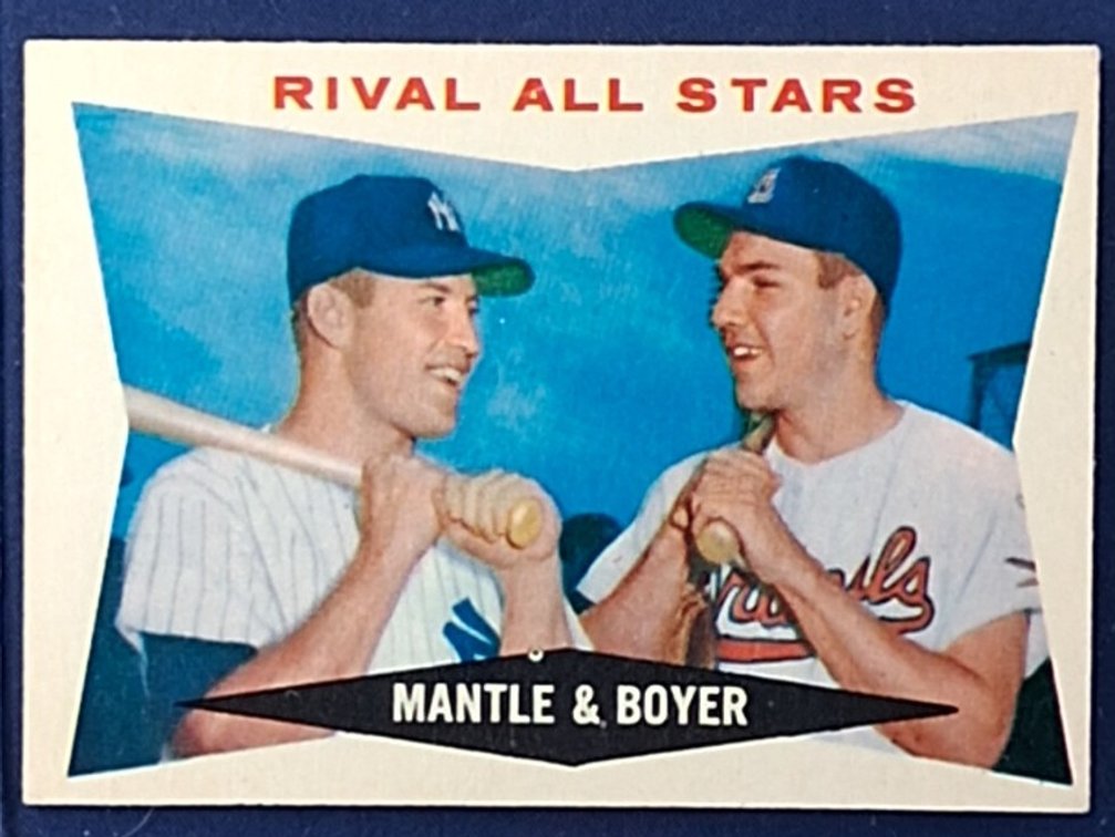 1960 Topps Mantle/Boyer 160