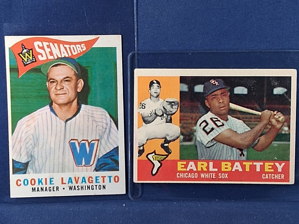 1960 Topps Lavagetto, Battey 221, 328