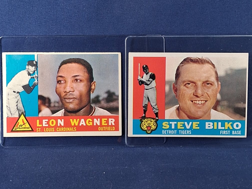 1960 Topps Wagner, Bilko 383, 396