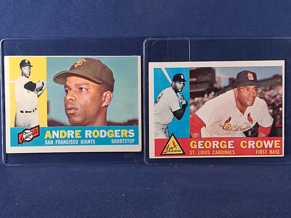 1960 Topps Crowe, Rodgers 419, 431