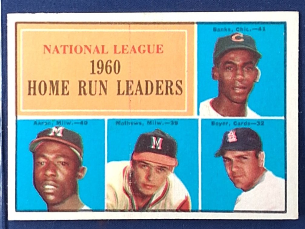 1961 Topps NL HR Ldrs 43
