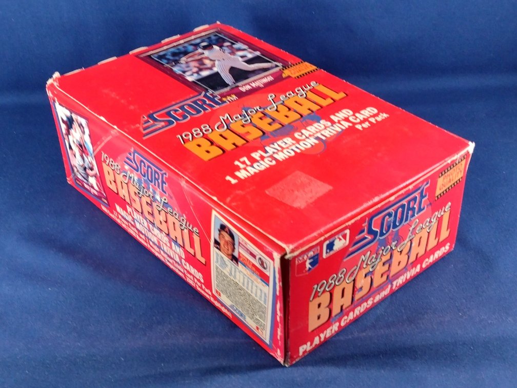 1988 Score Wax Box Box