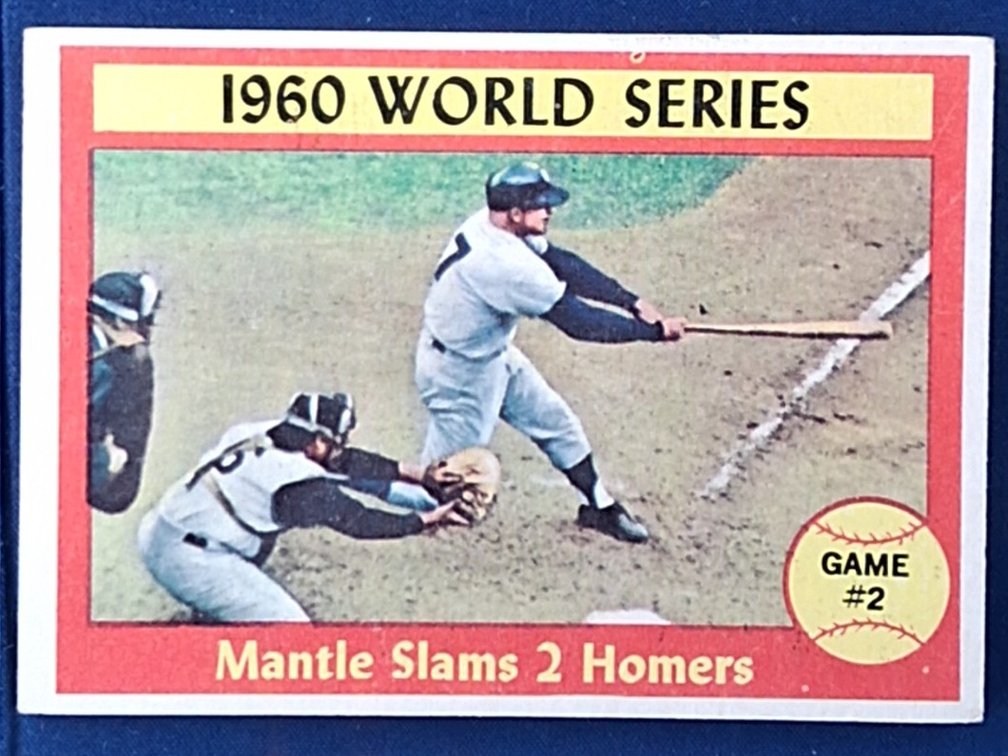 1961 Topps Mantle Slams 2 Homers 307