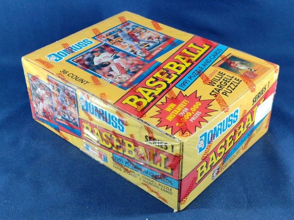 1991 Donruss Series 1 Wax Box Box