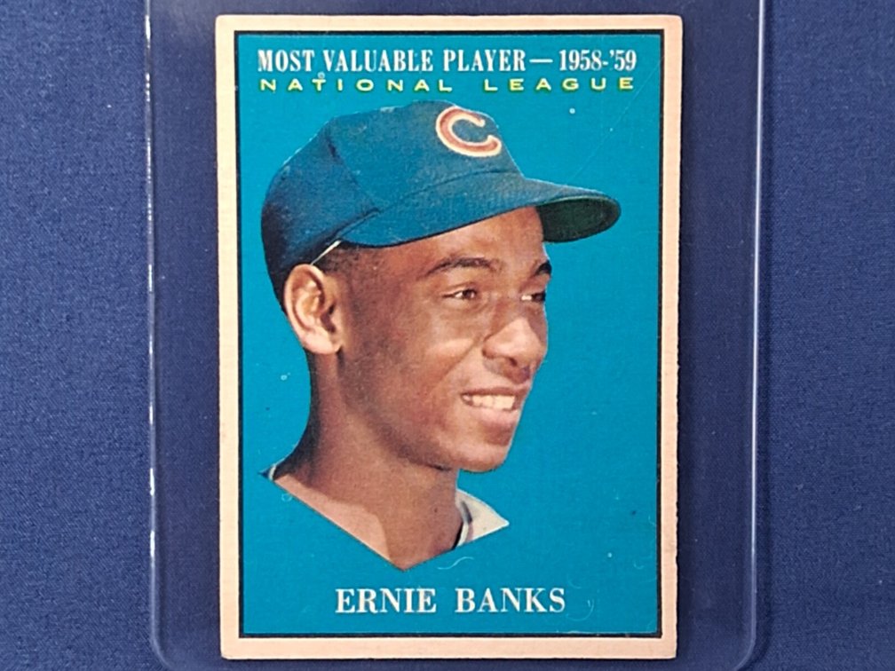 1961 Topps Ernie Banks AS 485
