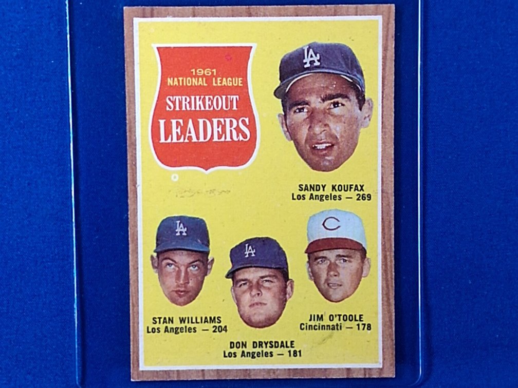 1962 Topps SO Ldrs NL 60