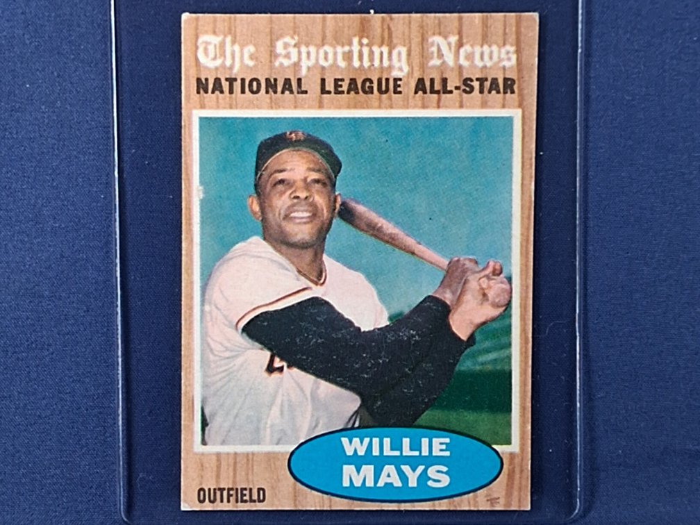 1962 Topps Willie Mays SN 395