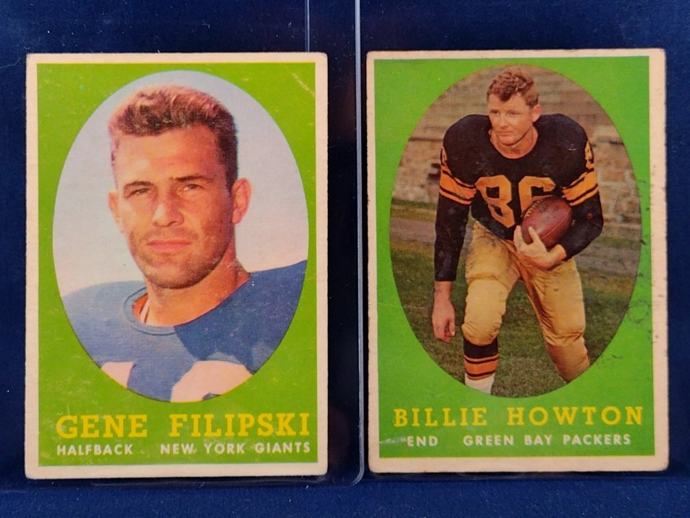1958 Topps Filipski, Howton 1,6
