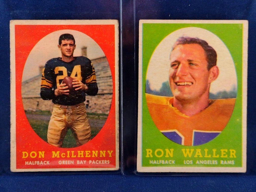 1958 Topps McIlhenny, Waller 71,72