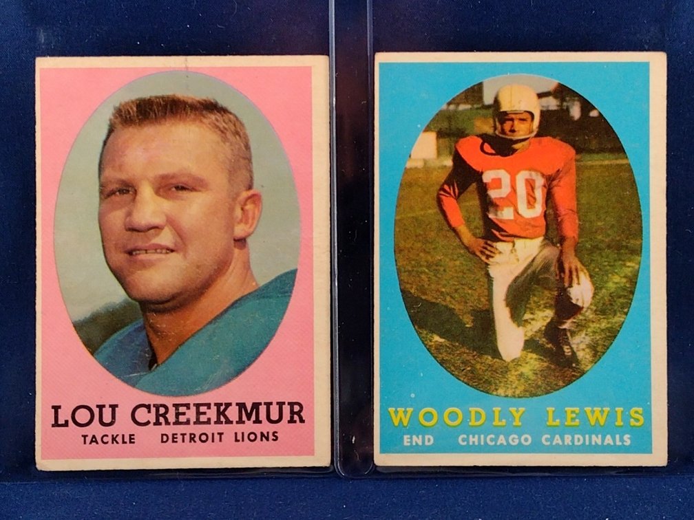 1958 Topps Creekmur, Lewis 81,82
