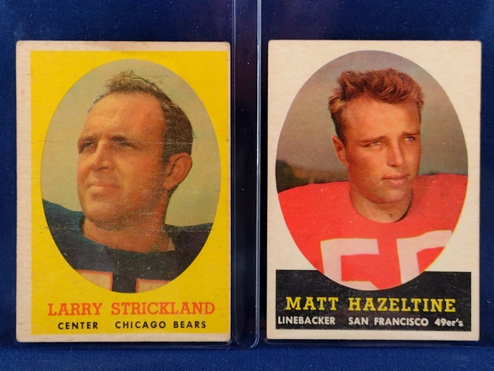 1958 Topps Strickland, Hazeltine 99,100