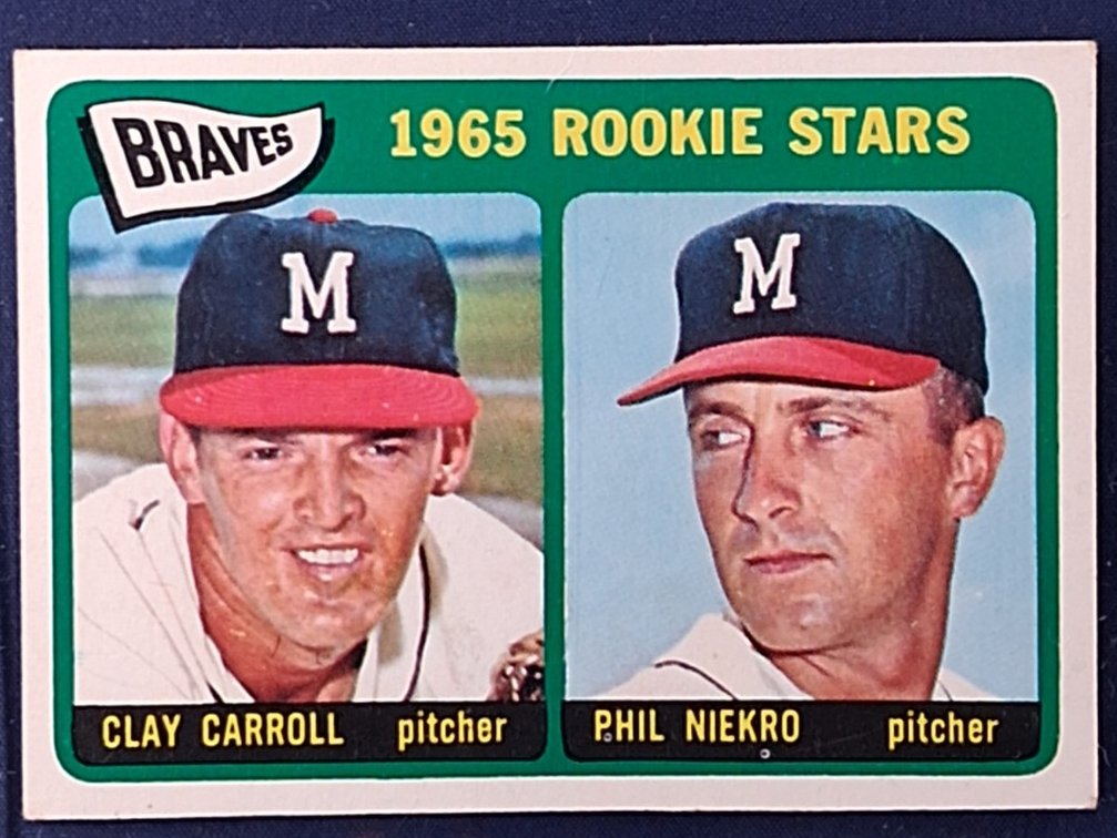 1965 Topps Carroll/Niekro 461