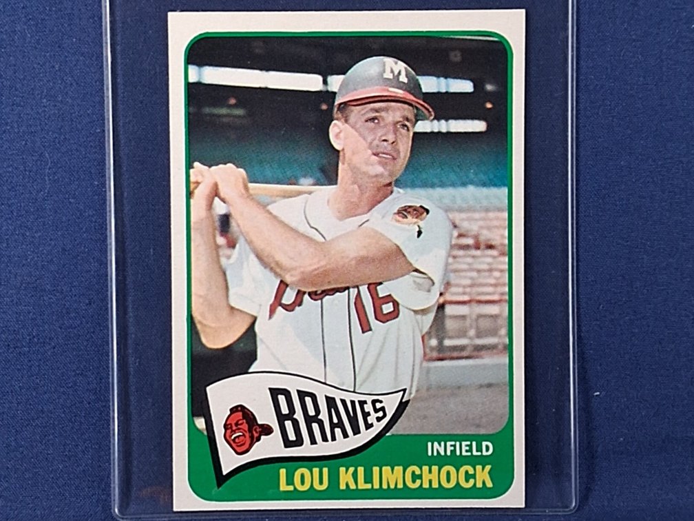 1965 Topps Lou Klimchock 542