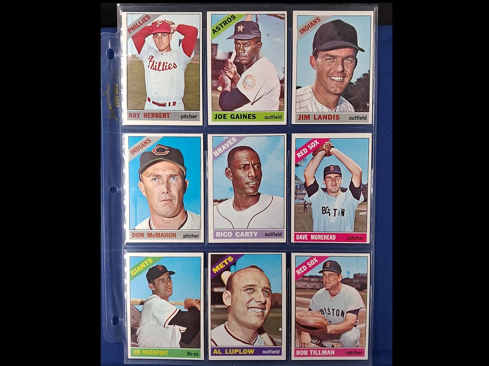1966 Topps Various 9 pocket page