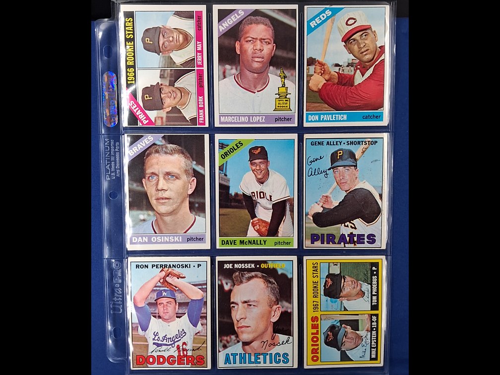 1966 Topps Various 9 pocket page