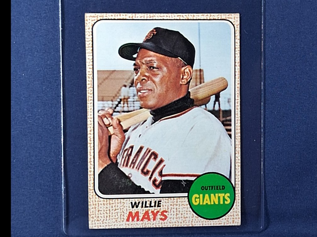 1968 Topps Willie Mays 50