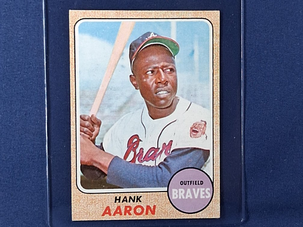 1968 Topps Hank Aaron 110