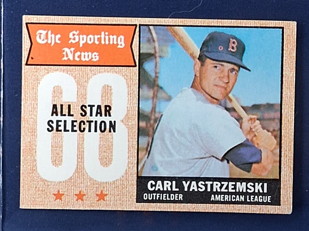 1968 Topps Carl Yastrzemski AS 369