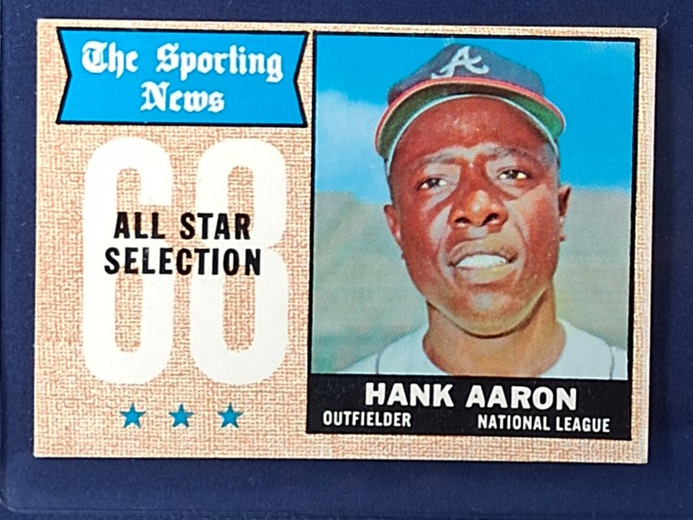 1968 Topps Hank Aaron AS 370