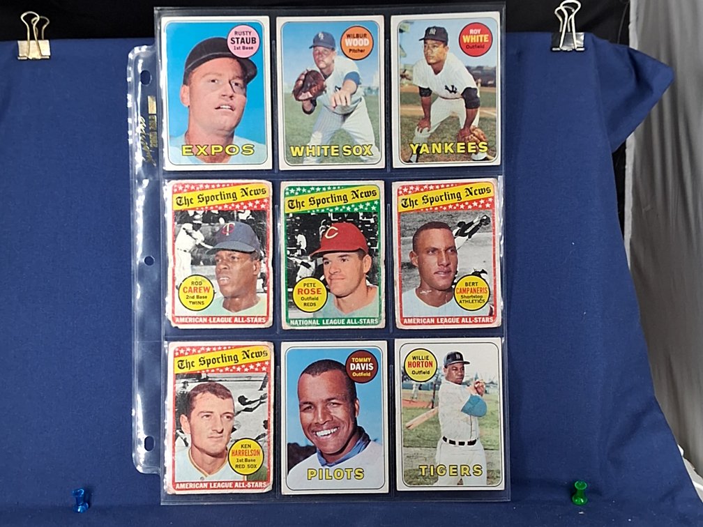 1969 Topps Various 9 pocket page