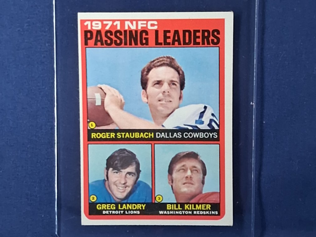 1972 Topps NFC Passing Ldrs 4