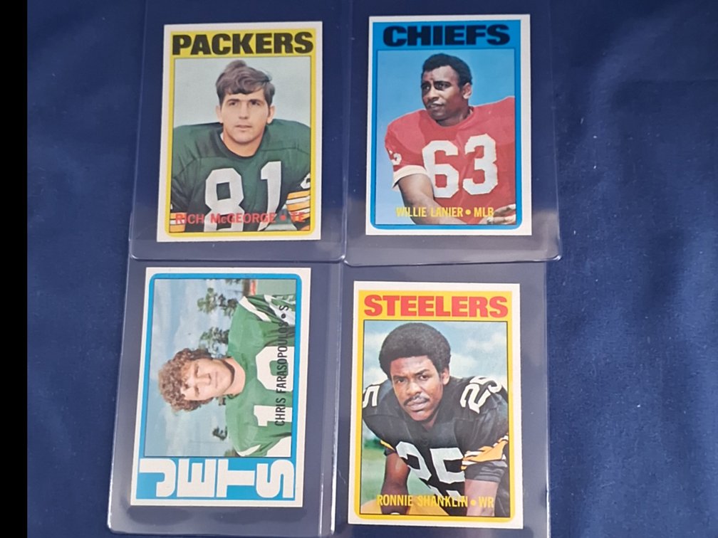 1972 Topps Various 33,35,36,37
