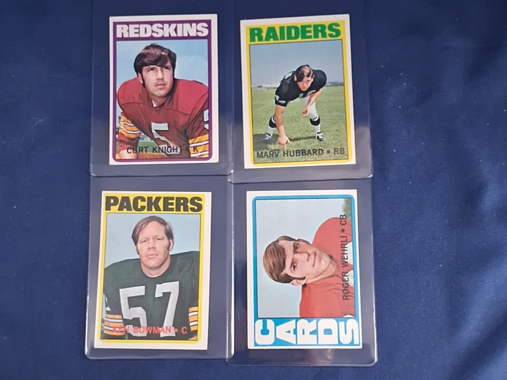 1972 Topps Various 51,54,58,59