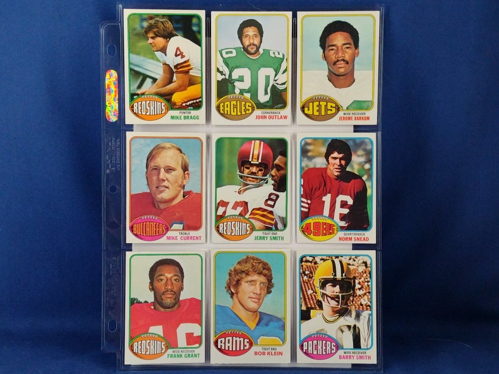 1976 Topps Various 9 pocket page