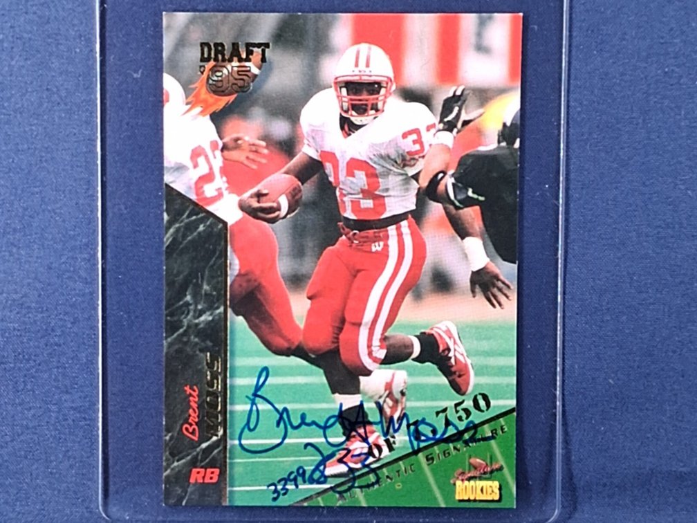 1995 Signature Rookies Brent Moss Autograph 54