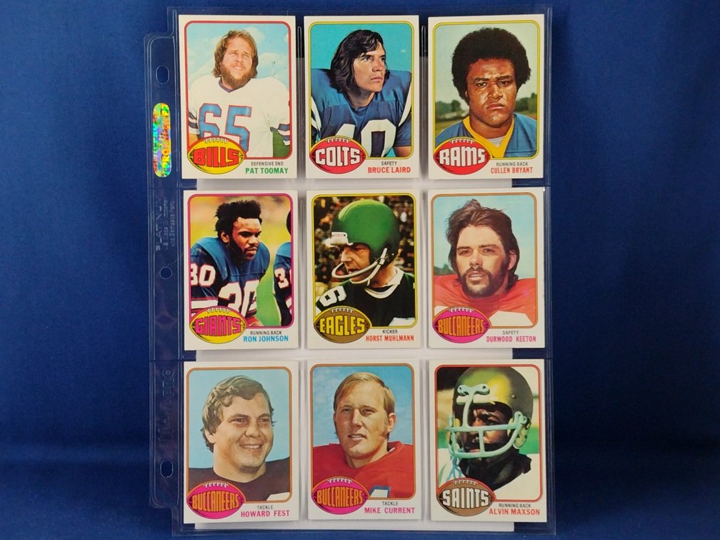 1976 Topps Various 9 pocket page