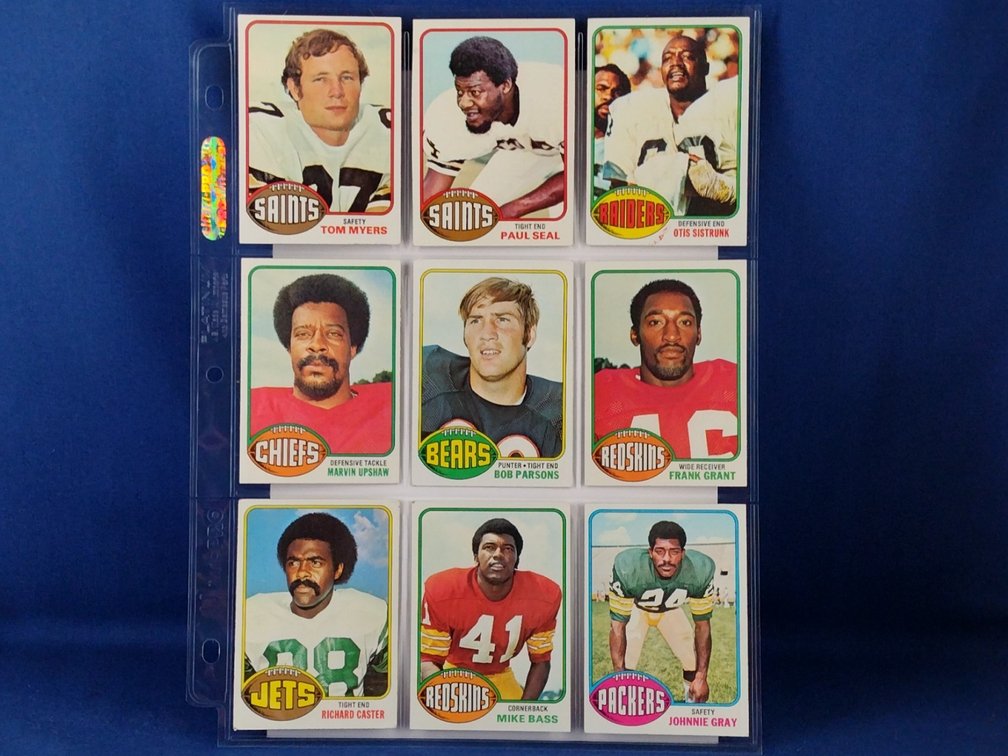 1976 Topps Various 9 pocket page