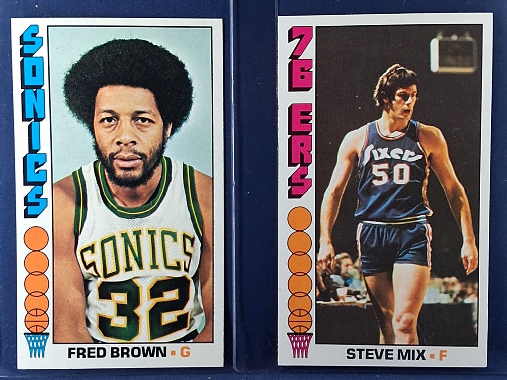 1976-77 Topps Brown, Mix 15,21