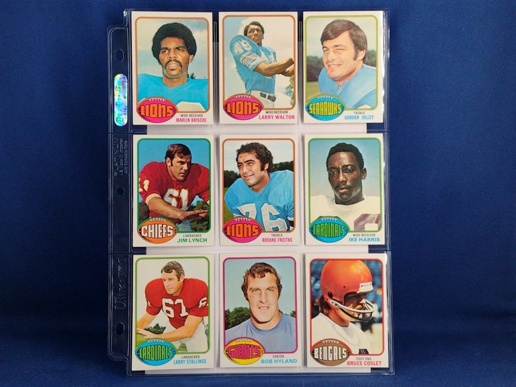 1976 Topps Various 9 pocket page