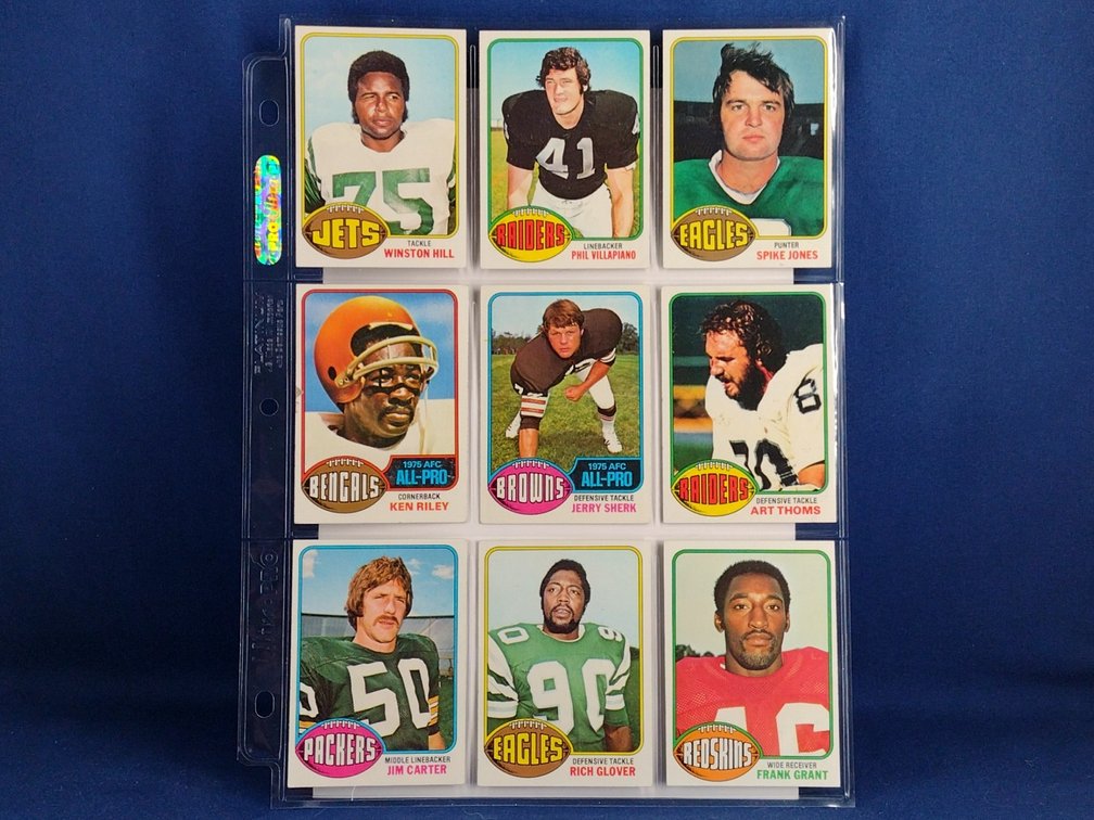 1976 Topps Various 9 pocket page