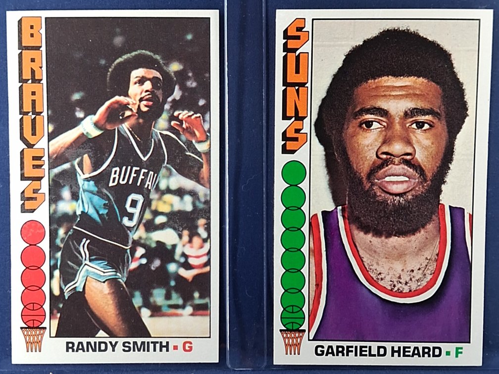 1976-77 Topps Heard, Smith 39,40