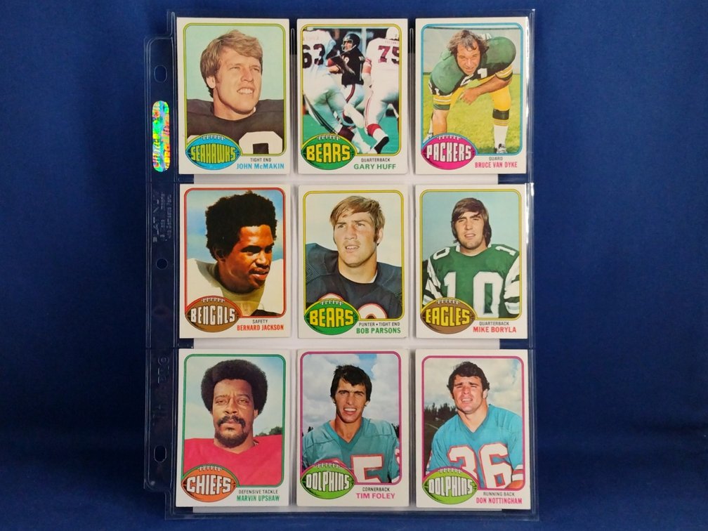 1976 Topps Various 9 pocket page