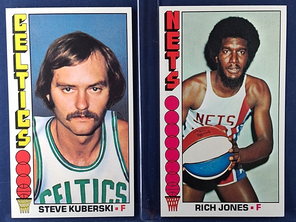1976-77 Topps Jones, Kuberski 52,54